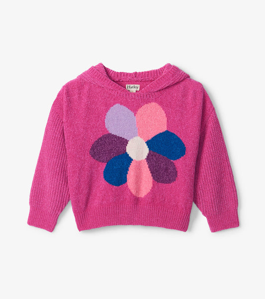 Flower Power Pullover Sweater Hoodie