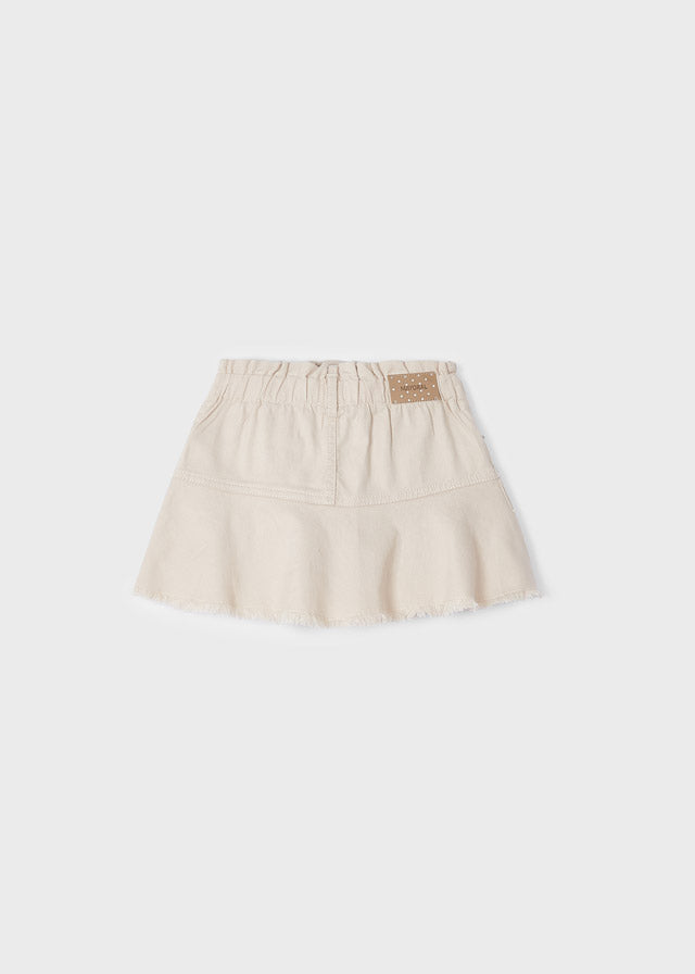 Ruffled Sustainable Cotton Skirt