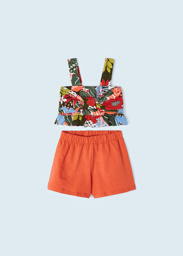 Floral Shorts Set