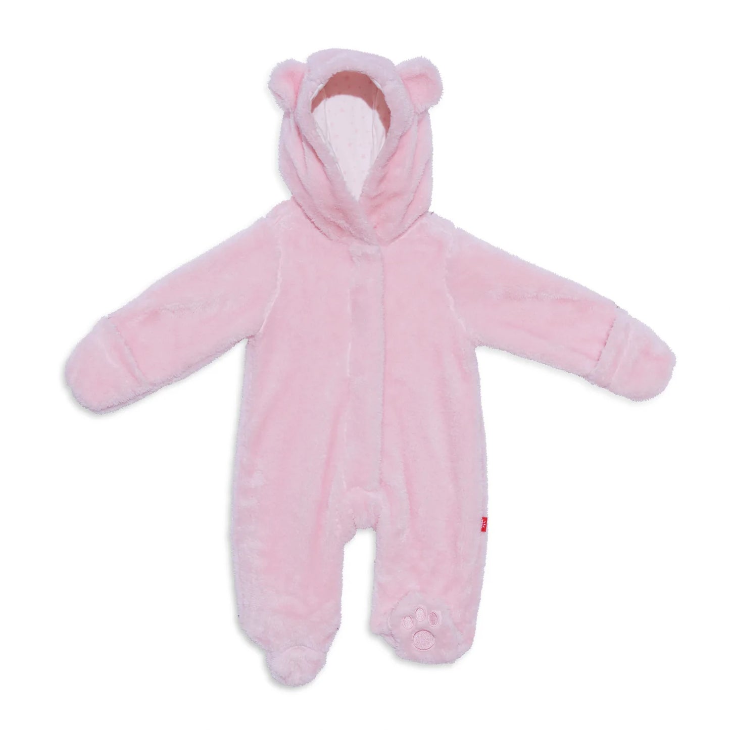 Pink Hooded Snowsuit