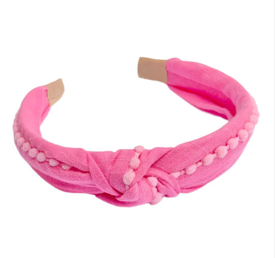 Pom Pom Knot Headband