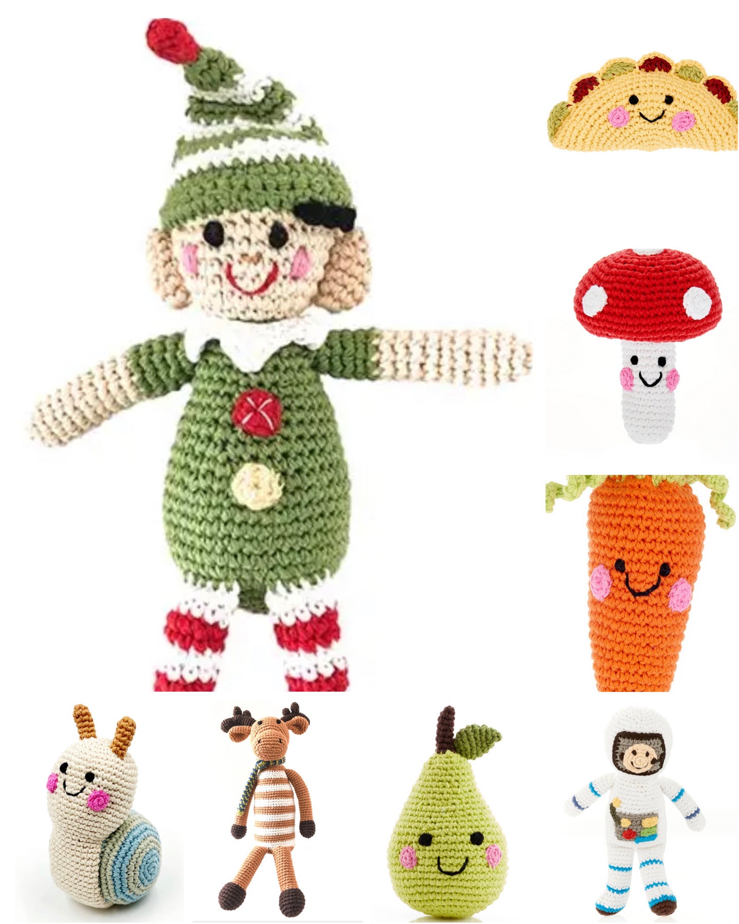 Pebble Elf Rattle