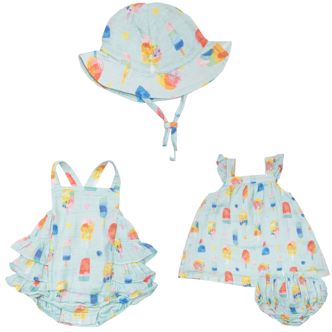 Popsicles Ruffle Sunsuit