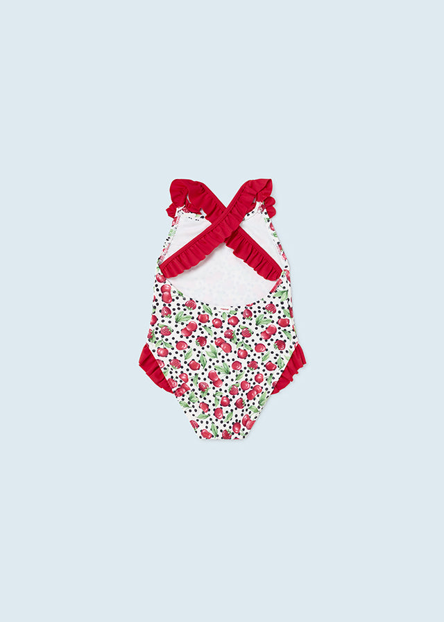 Cherry & Strawberry Printed Swimsuit