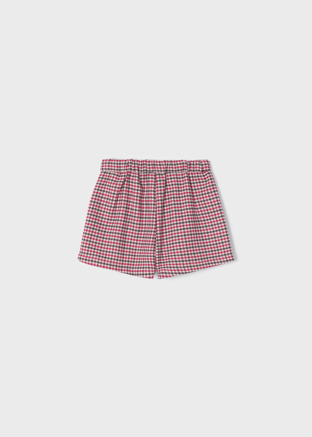 Checkered Skirt Pants