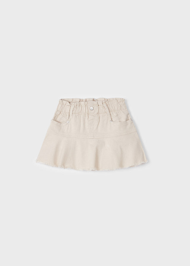 Ruffled Sustainable Cotton Skirt