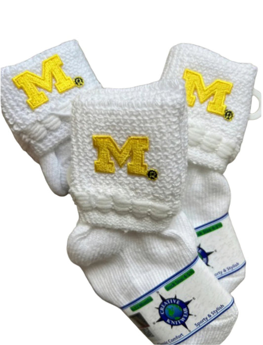 College White Non-Kickoff Socks