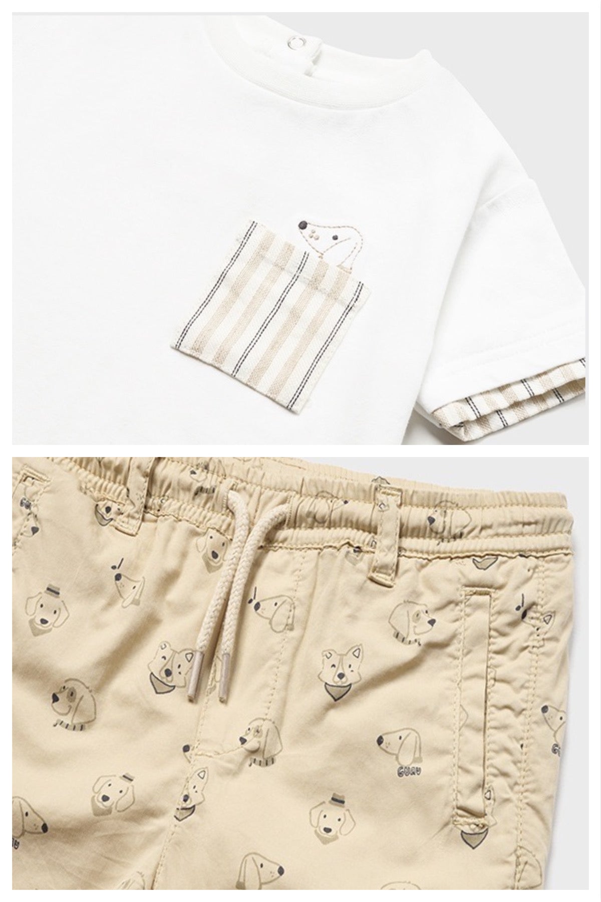 Puppy Shorts Set