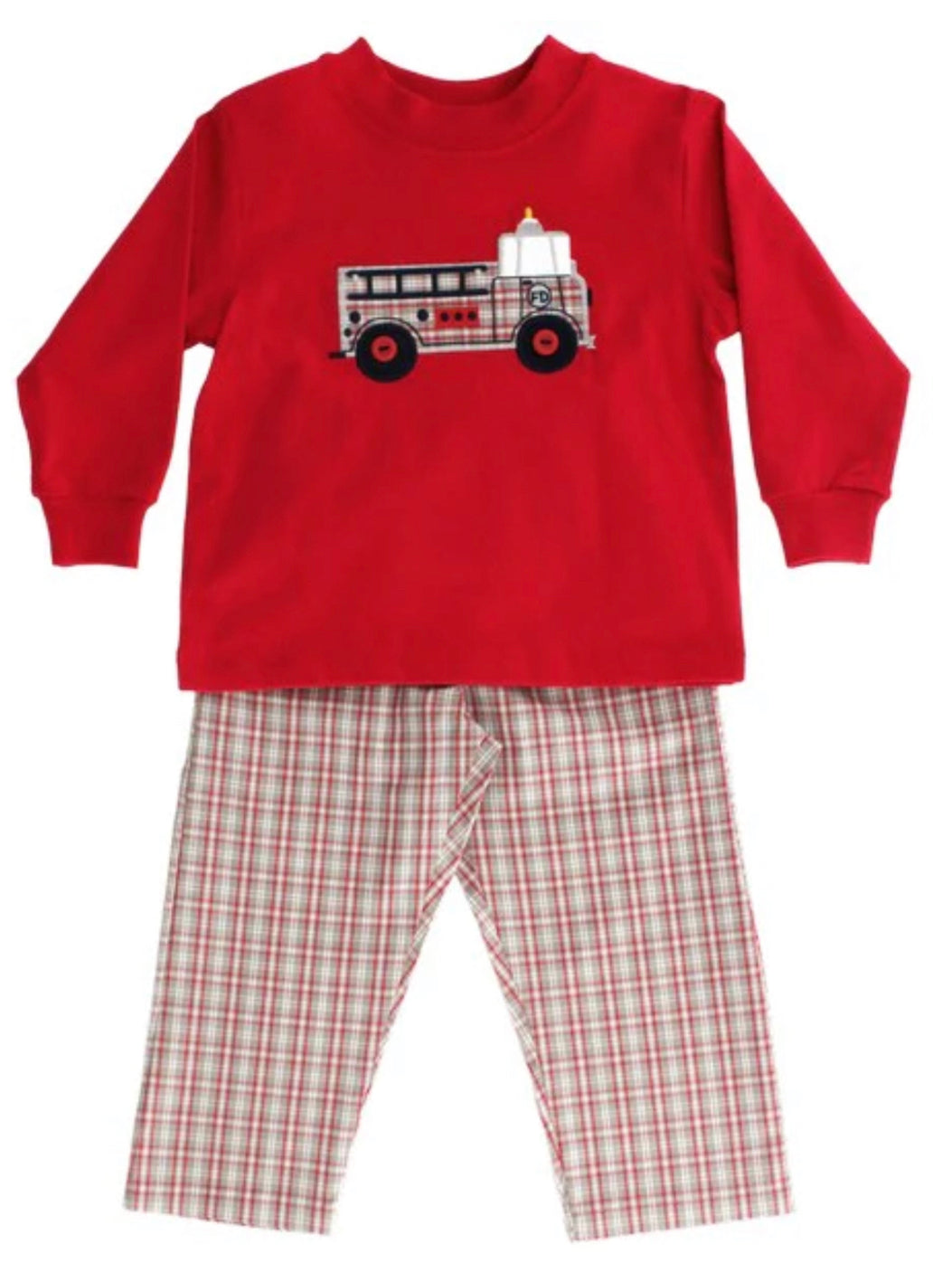 Firetruck Boy Pant Set