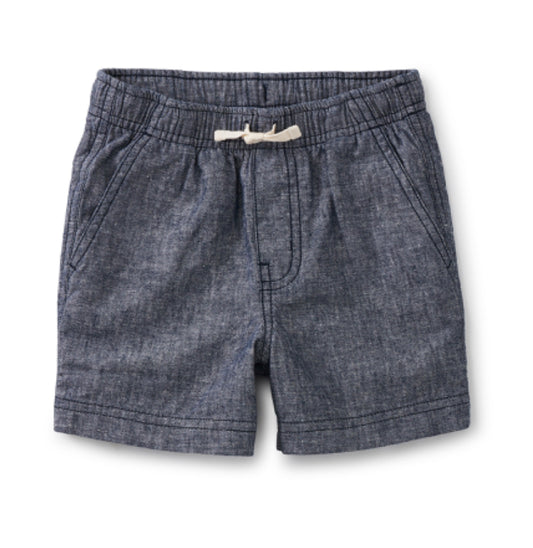 Chambray Sport Shorts