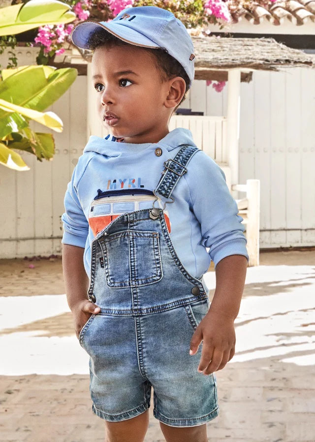 Denim Short Overall