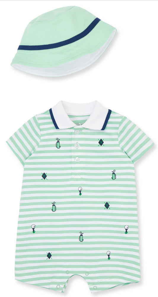 Golf Romper with Hat