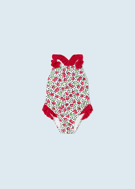 Cherry & Strawberry Printed Swimsuit