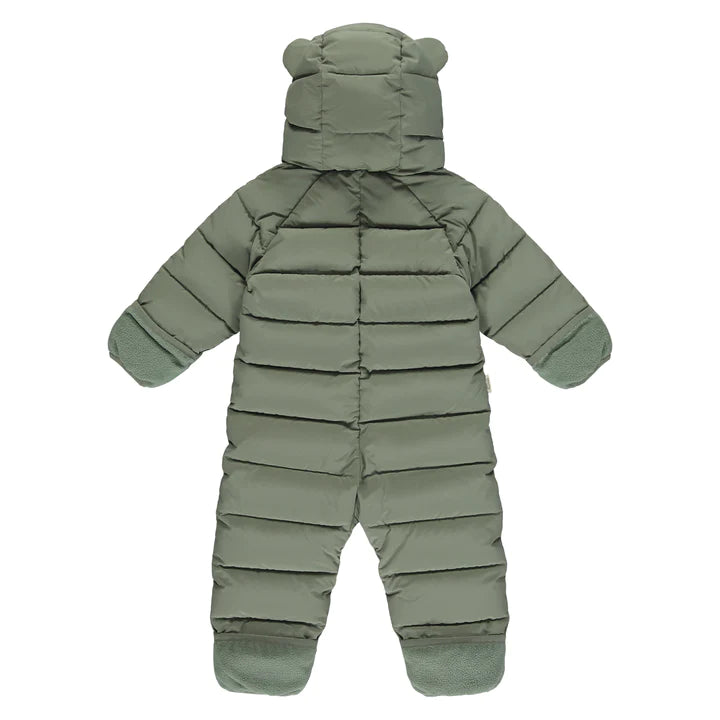 Quilted Snowsuit-Sage