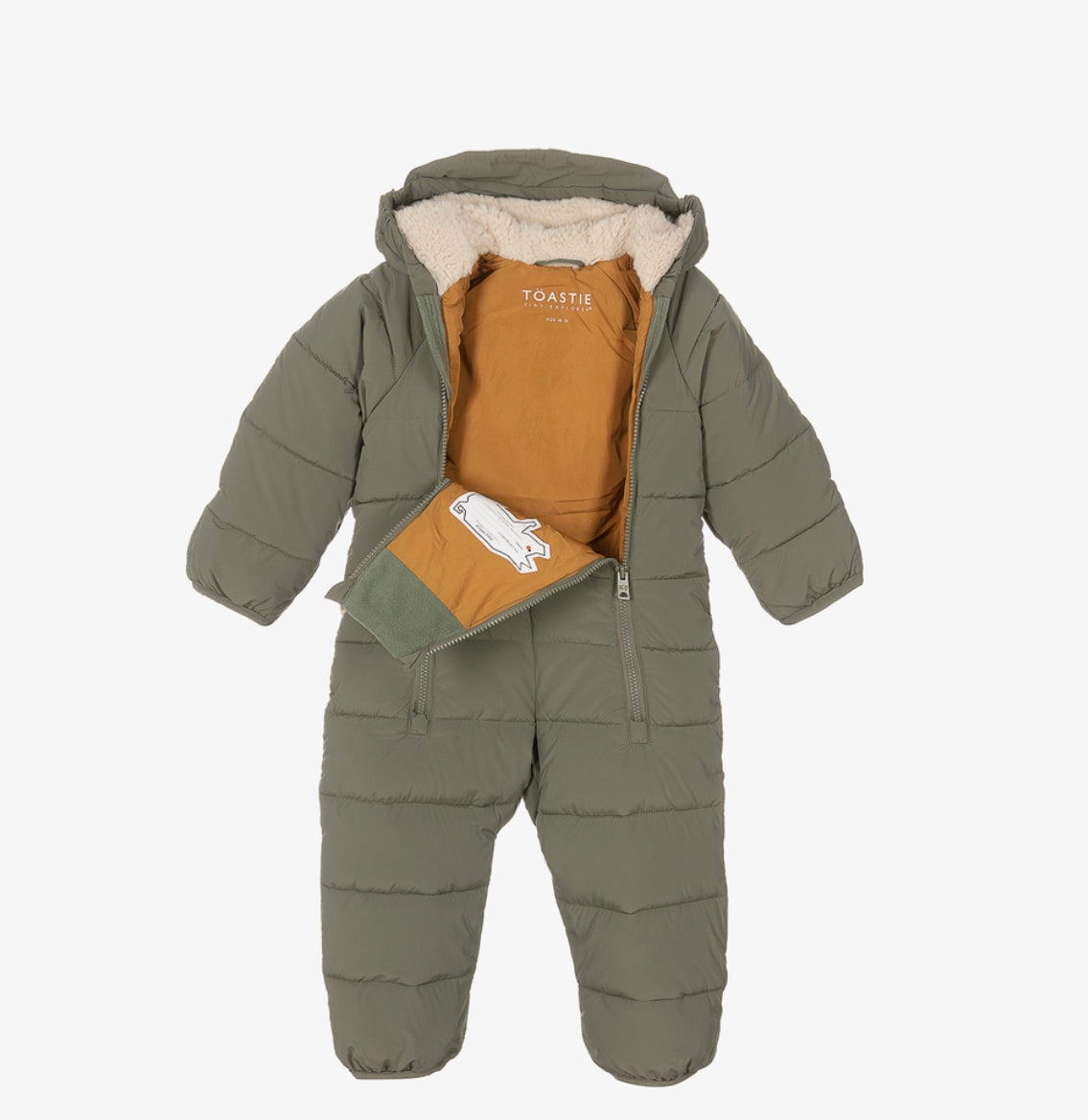 Quilted Snowsuit-Sage