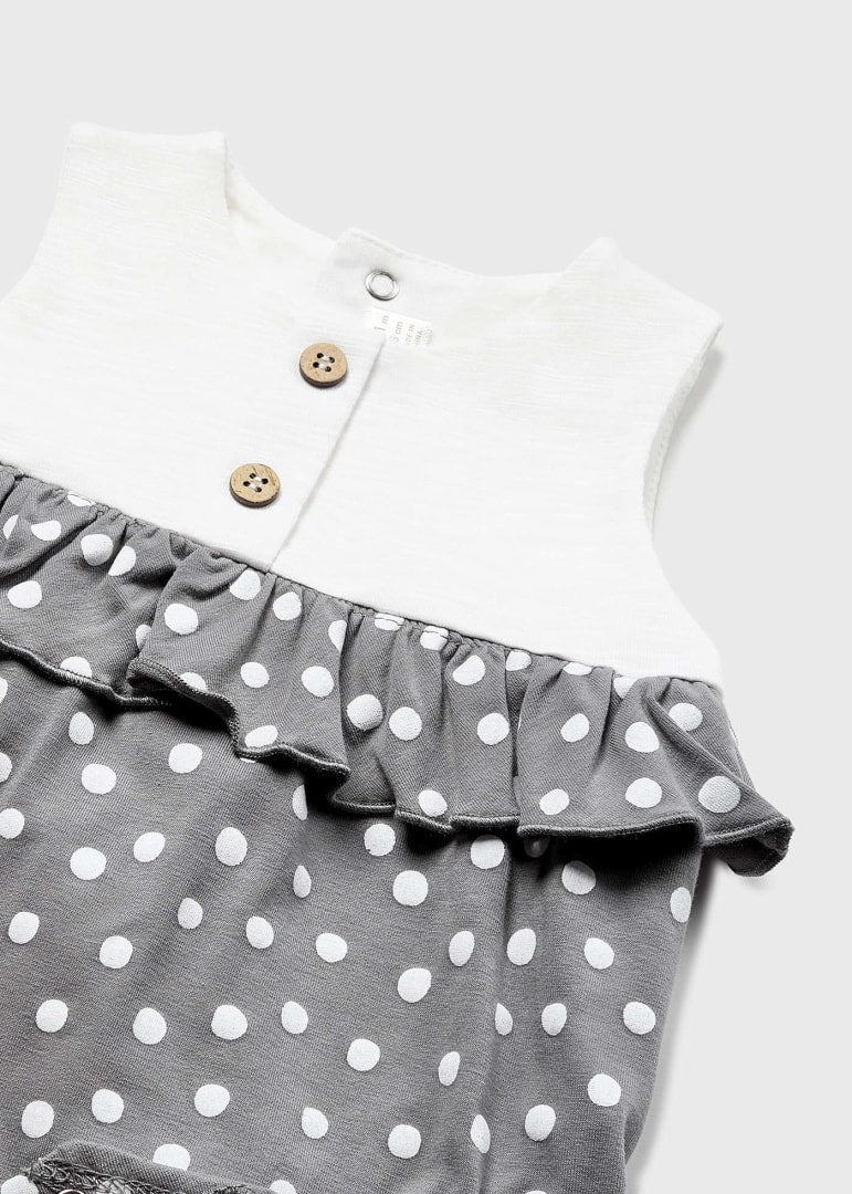 Polka Dot Romper with Headband