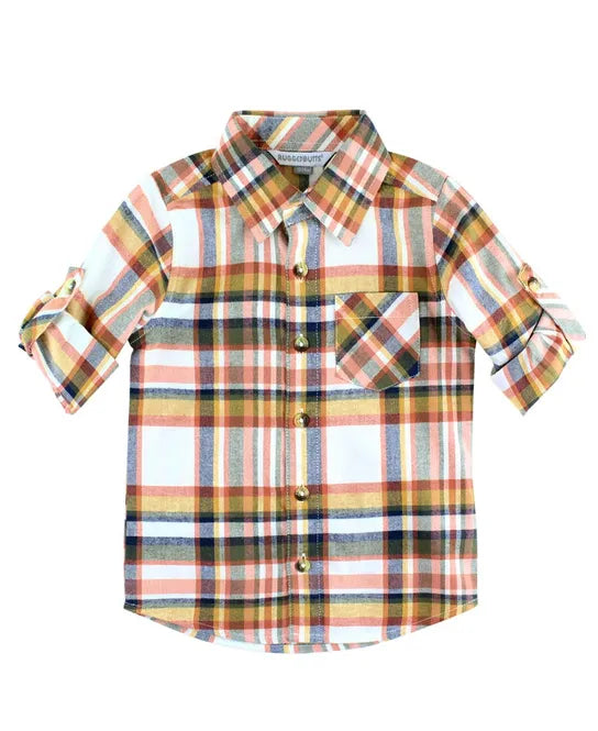 Hudson Plaid Button Down Shirt