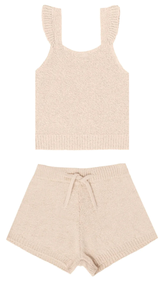 Heathered Shell Knit Shorts