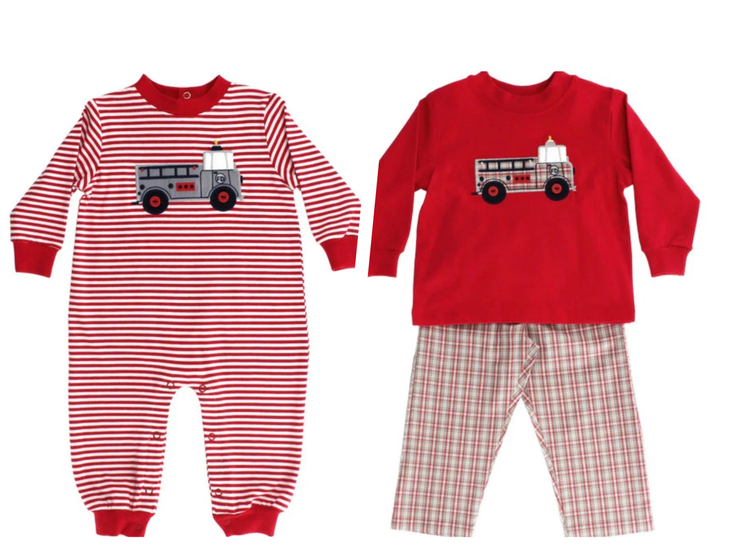 Firetruck Boy Pant Set