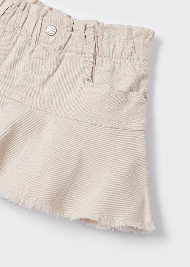 Ruffled Sustainable Cotton Skirt