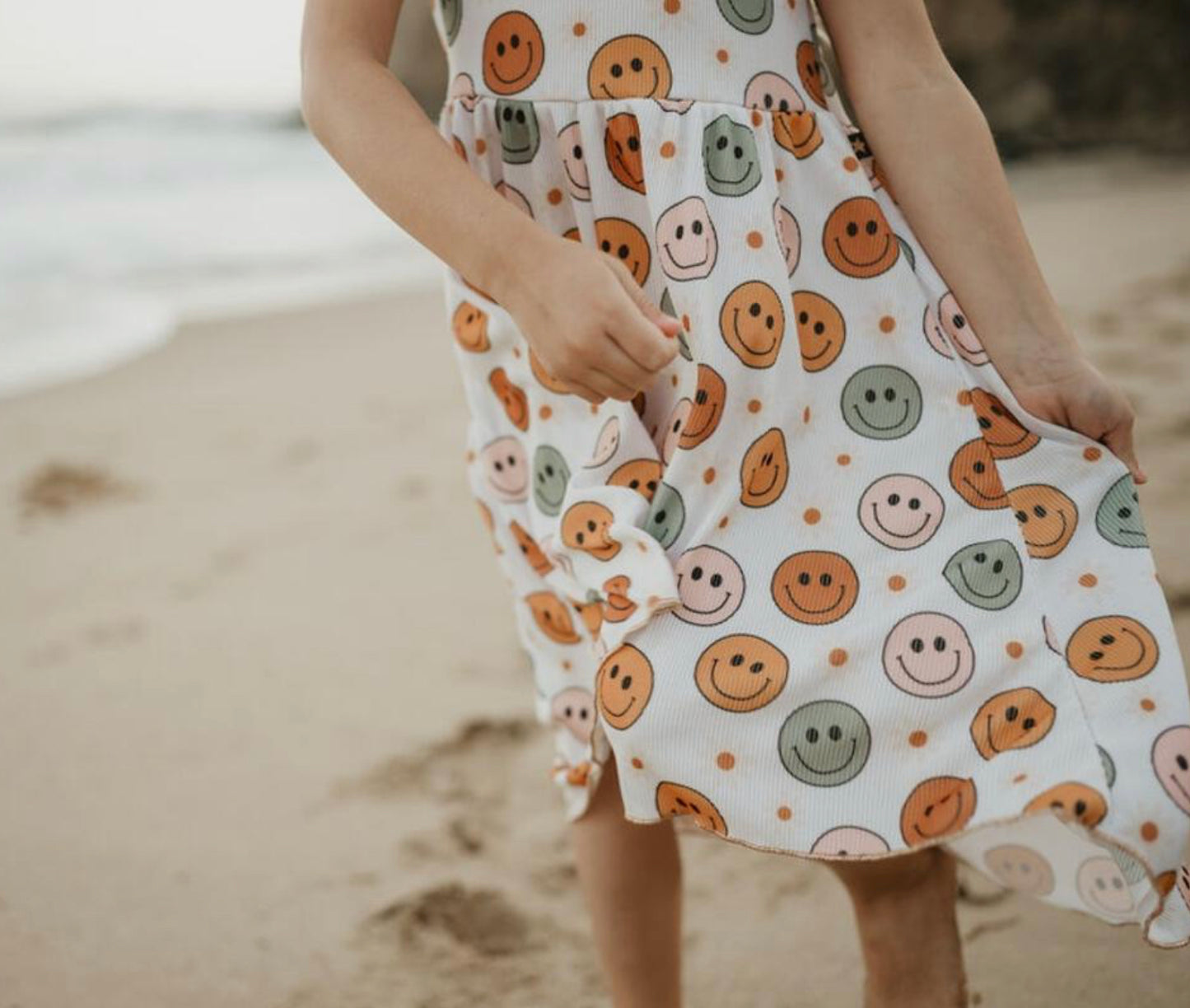 Smile Print Dress