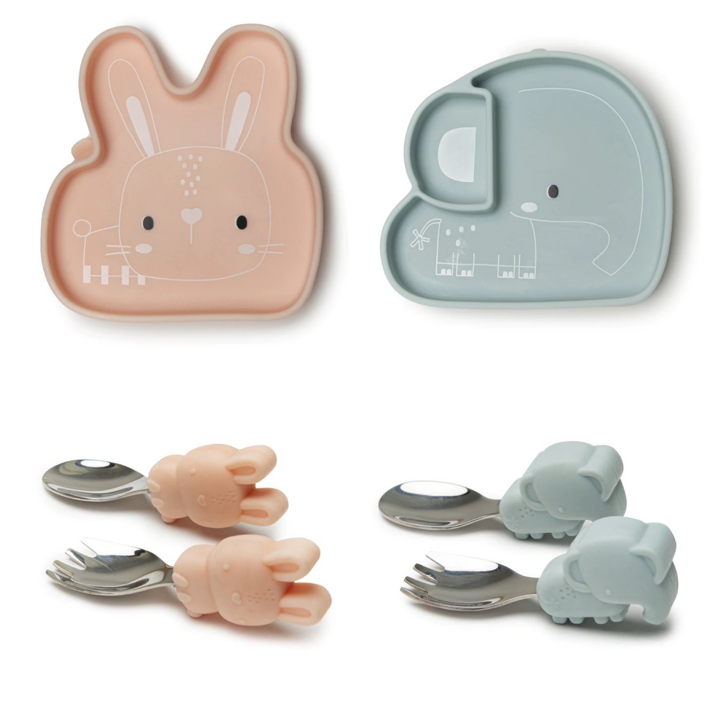 Born to Be Wild Silicone Suction Snack Plate