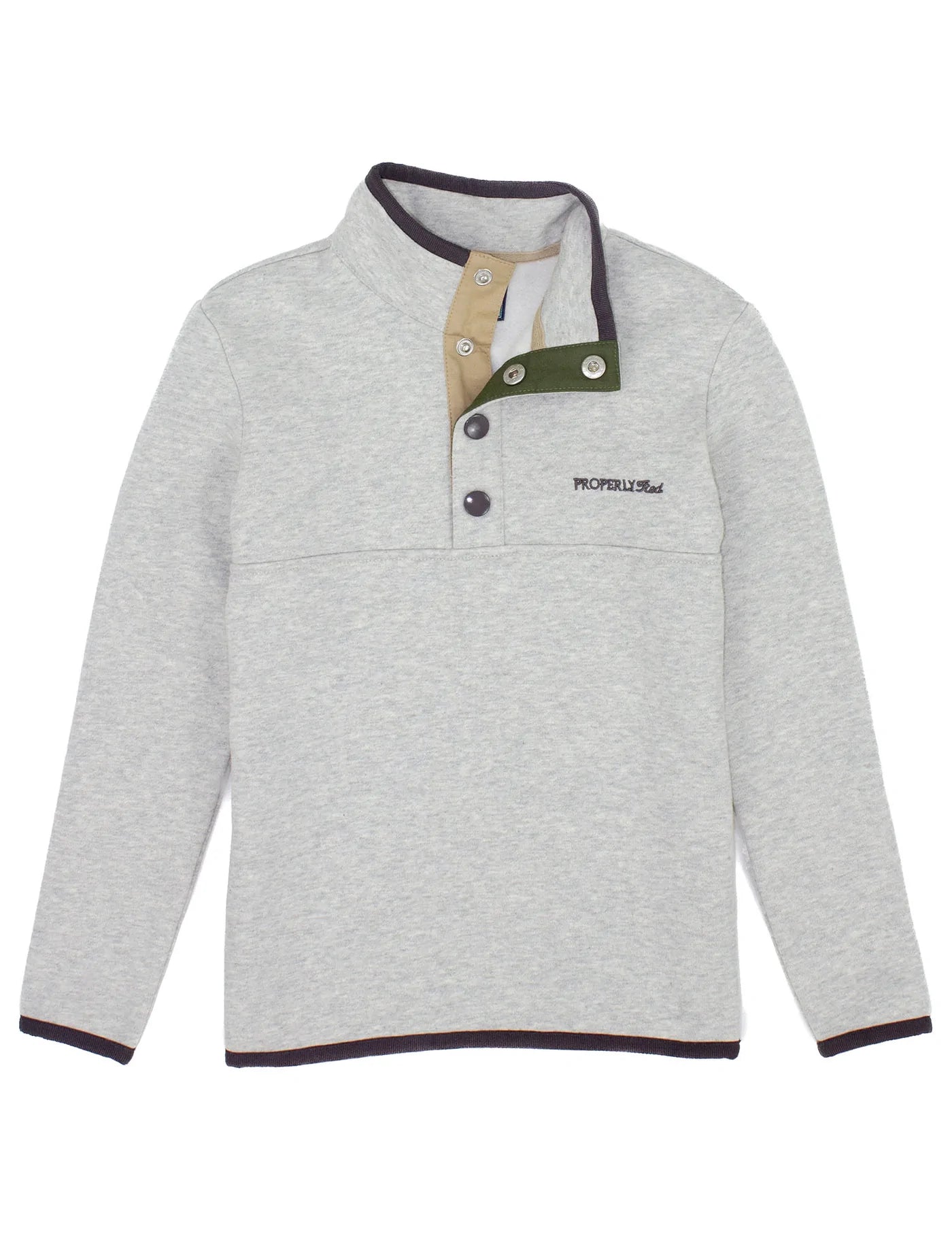 LD Carter Pullover Light Heather Grey