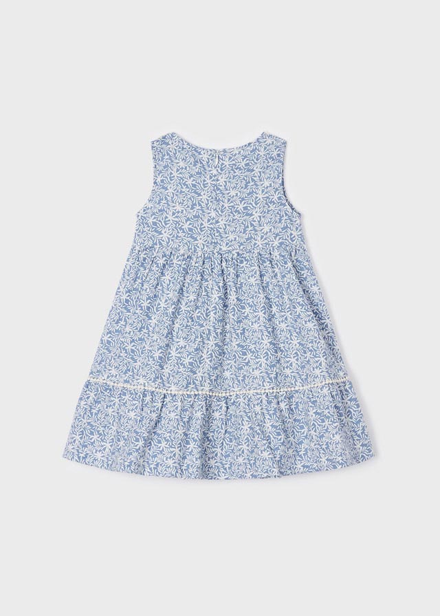 Porcelain Blue Crochet Dress