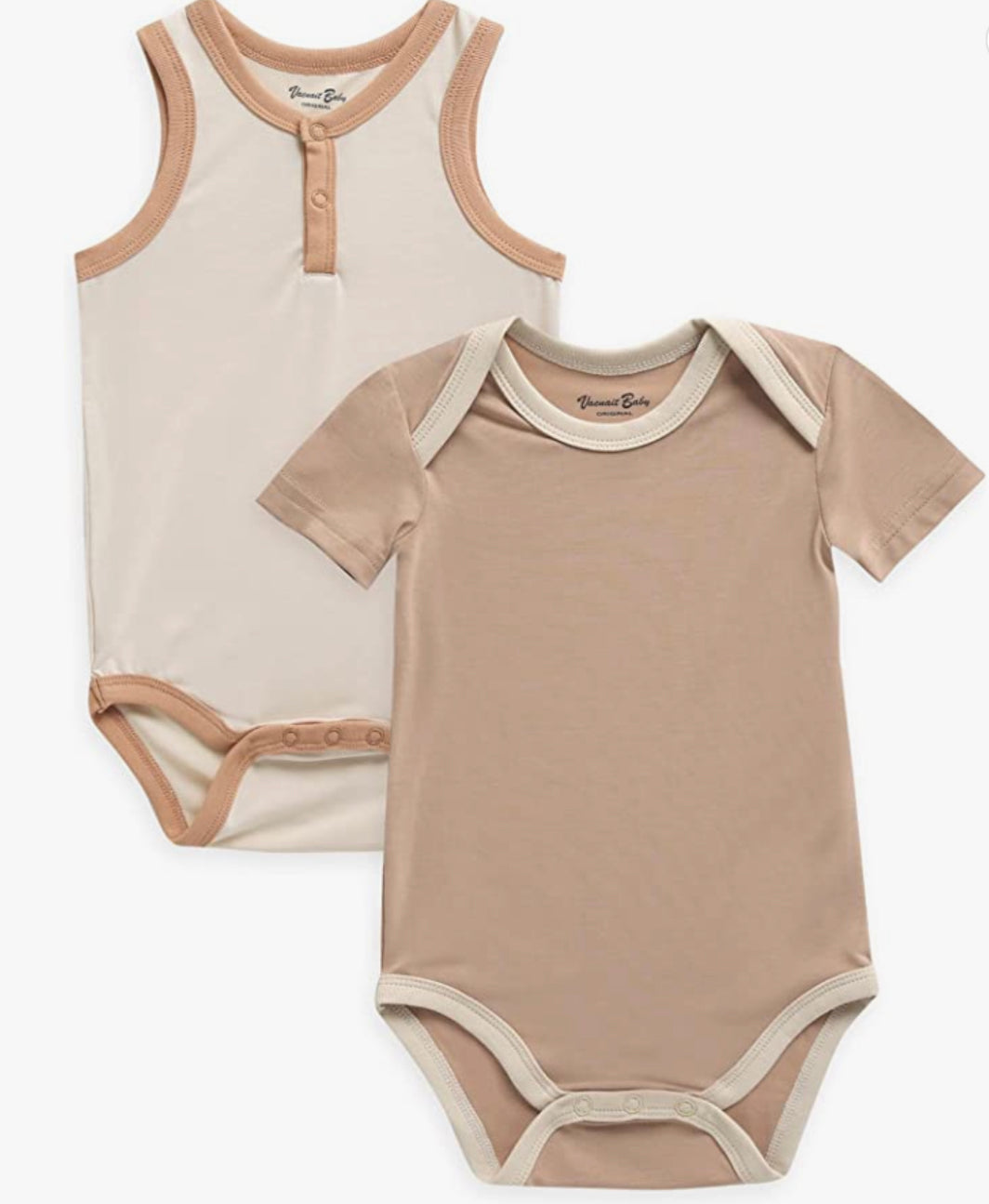 Bamboo 2-Pack Short & Sleeveless Tanktop Romper Set