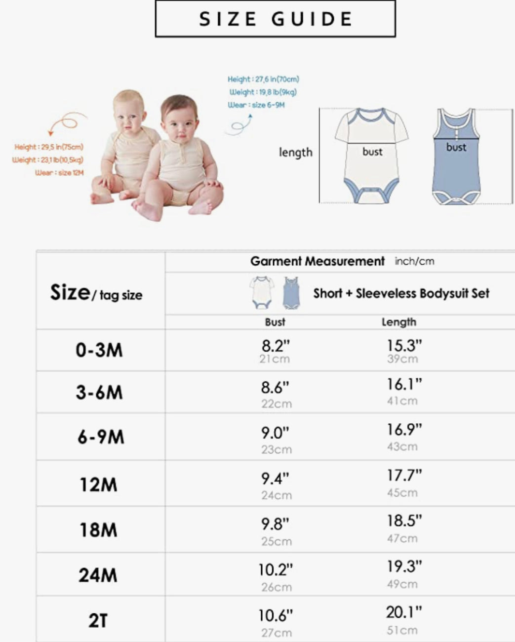 Bamboo 2-Pack Short & Sleeveless Tanktop Romper Set